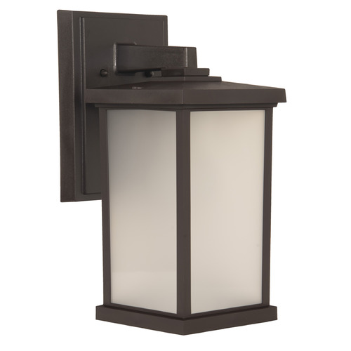 Resilience Lanterns Bronze Outdoor Wall Light by Craftmade Lighting