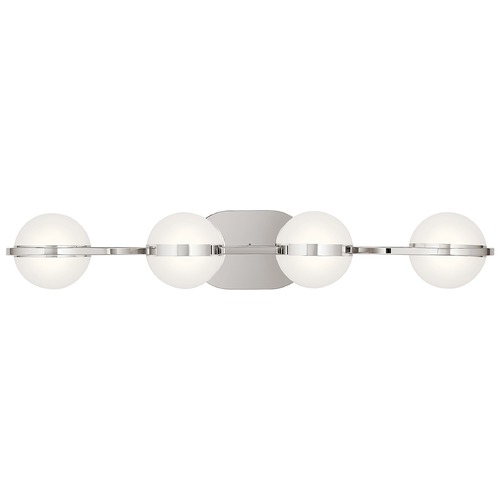 Kichler Lighting Brettin 30-Inch Polished Nickel LED Vanity Light by Kichler Lighting 85093PN