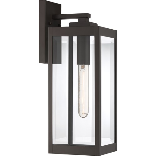 Quoizel Lighting Westover Western Bronze Outdoor Wall Light by Quoizel Lighting WVR8406WT