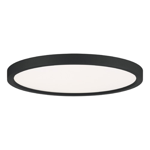 Outskirts Earth Black LED Flush by Quoizel Lighting