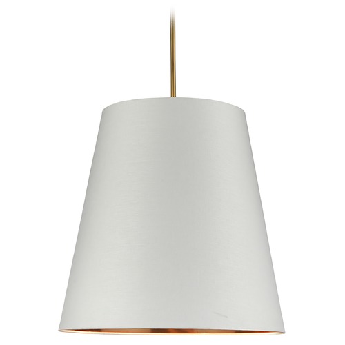 Calor 25-Inch Vintage Brass Pendant by Alora Lighting