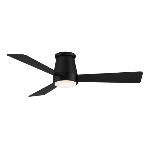 WAC Lighting Hug 52-Inch Flush Mount LED Fan in Matte Black by WAC Lighting F-037L-MB