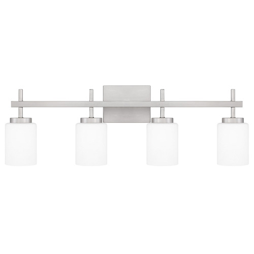 Wilburn Brushed Nickel LED Bathroom Light by Quoizel Lighting