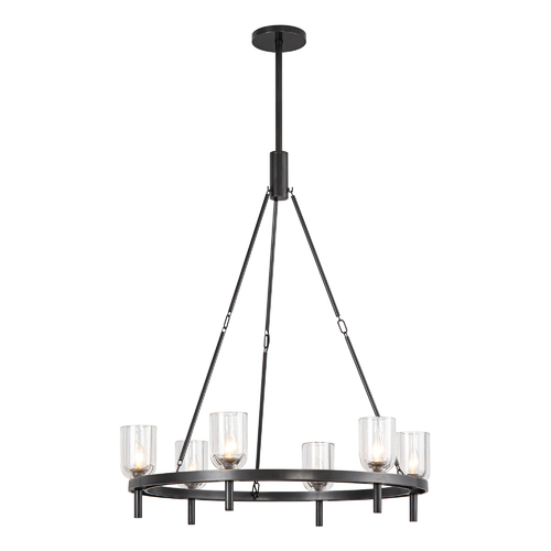 Alora Lighting Lucian 31.50-Inch Chandelier in Urban Bronze by Alora Lighting CH338632UBCC