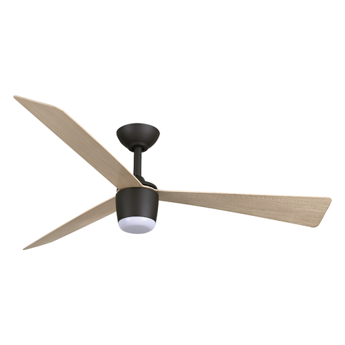 Minka Aire Elavan Dark Bronze LED Ceiling Fan with Light