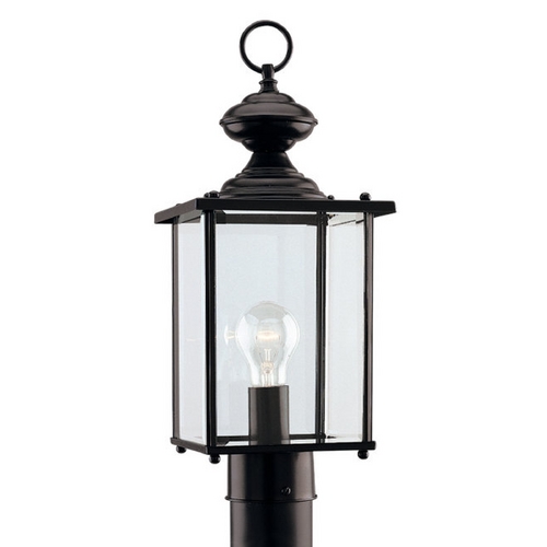Jamestowne Post Light in Black by Generation Lighting