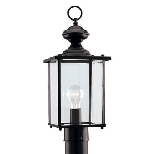 Generation Lighting Jamestowne Post Light in Black by Generation Lighting 8257-12