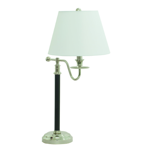 House of Troy Lighting Bennington Black & Polished Nickel Table Lamp by House of Troy Lighting B551-BPN