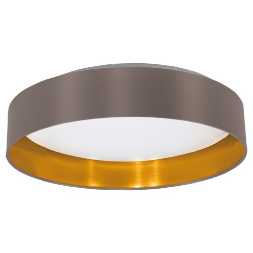 Maserlo Satin Nickel LED Flush Mount by Eglo Lighting