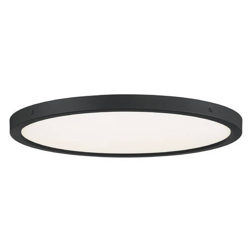 Quoizel Lighting Outskirts Earth Black LED Flush by Quoizel Lighting OST1720EK