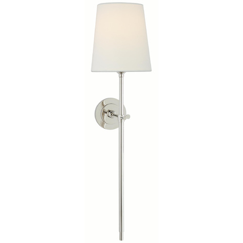 Visual Comfort Signature Collection Thomas O'brien Bryant Polished Nickel Sconce