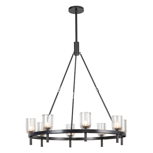 Lucian 36-Inch Chandelier in Urban Bronze by Alora Lighting