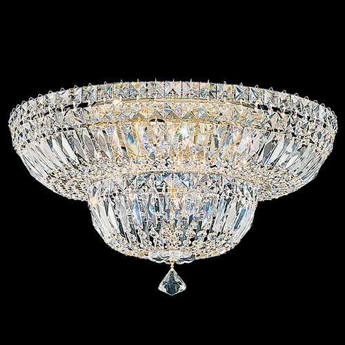 Schonbek Worldwide Lighting Petit Crystal Deluxe Aurelia Flushmount Light