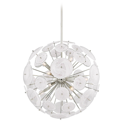 Mitzi by Hudson Valley Mitzi Juliet Polished Nickel 9-Light Chandelier H1004809-PN