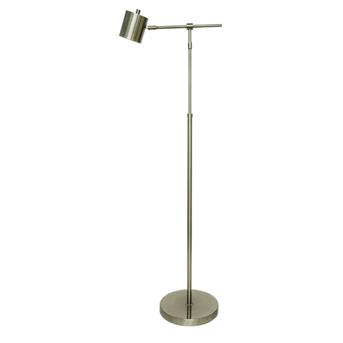 House Of Troy Morris Satin Nickel LED Floor Lamp