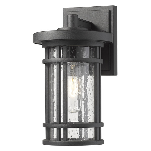 Z-Lite Jordan Black Outdoor Wall Light by Z-Lite 570S-BK