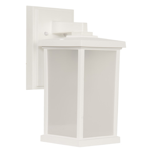 Resilience Lanterns Textured White Outdoor Wall Light by Craftmade Lighting