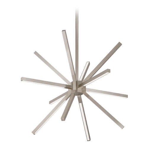 Mid-Century Modern Brushed Nickel LED Pendant 3000K 4300LM by Kuzco Lighting