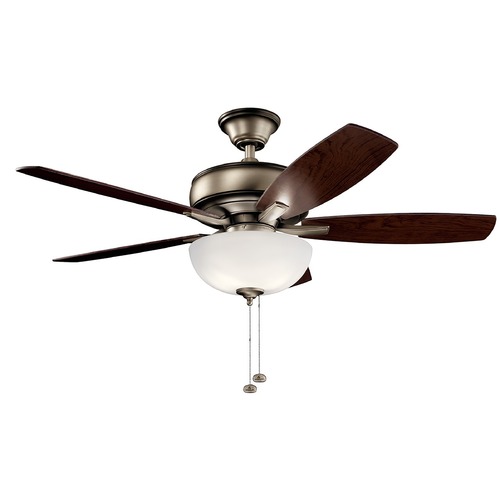 Kichler Lighting Terra Select 52-Inch Burnished Antique Pewter LED Fan by Kichler Lighting 330347BAP