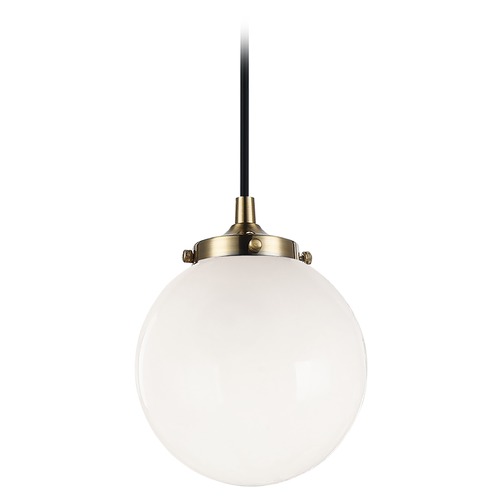 The Bougie Aged Gold Mini Pendant by Matteo Lighting