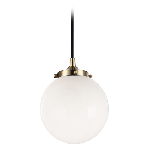 Matteo Lighting The Bougie Aged Gold Mini Pendant by Matteo Lighting C63001AGOP