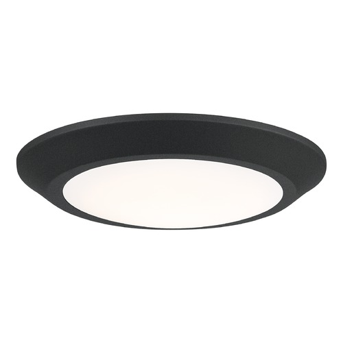 Verge Earth Black LED Flush Mount by Quoizel Lighting