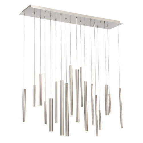 Eurofase Lighting Santana 42-Inch LED Chandelier in Satin Nickel by Eurofase Lighting 31446-023