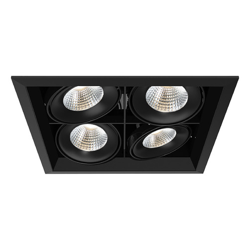 Eurofase Lighting Black & Black LED Recessed Kit by Eurofase Lighting TE134BLED-35-4-01