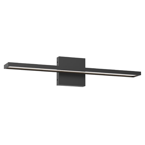 Brio 24.5-Inch LED Angular Bathroom Light in Black by Kuzco Lighting