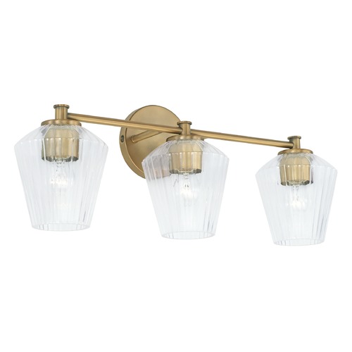 Beau 24-Inch Vanity Light in Aged Brass by HomePlace by Capital Lighting