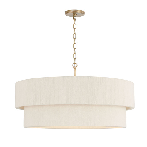 Delaney 30-Inch Pendant in Matte Brass by Capital Lighting