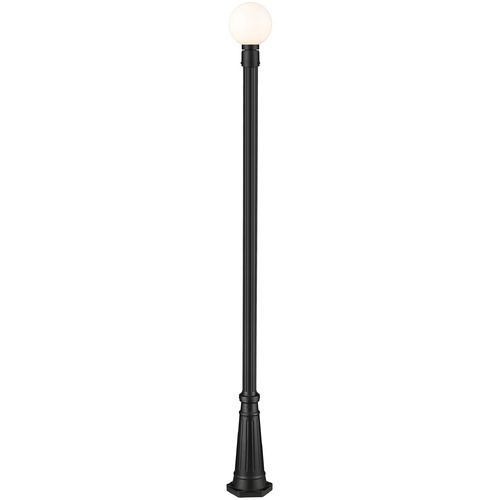 Laurent Black Post Light by Z-Lite