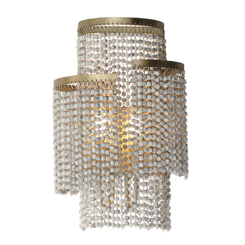 Maxim Lighting Fontaine Golden Silver Sconce by Maxim Lighting 22460WWDGS