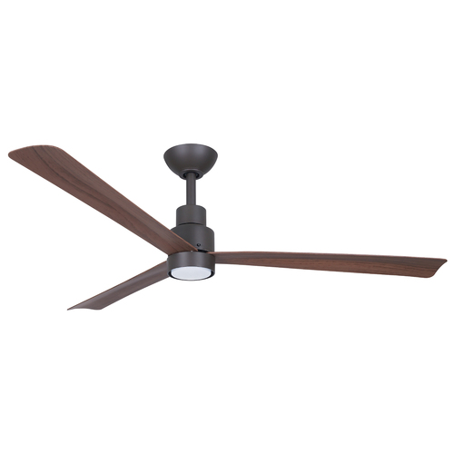 Minka Aire Simple Oil Rubbed Bronze LED Ceiling Fan with Light