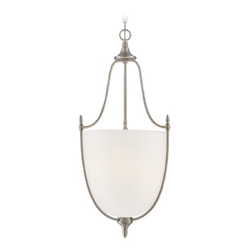 Herndon Satin Nickel Pendant by Savoy House