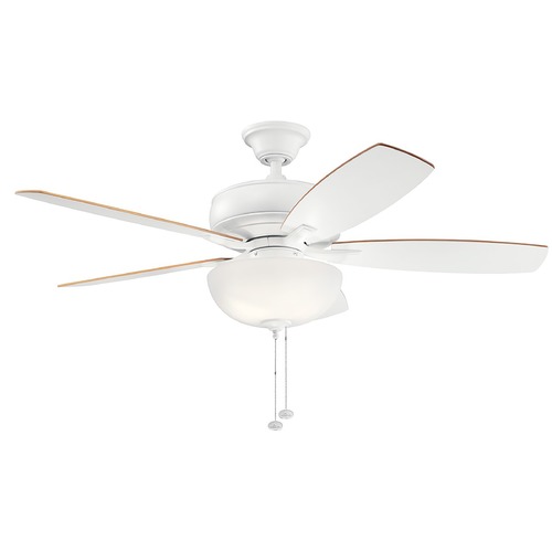 Kichler Lighting Terra Select 52-Inch Matte White LED Fan by Kichler Lighting 330347MWH