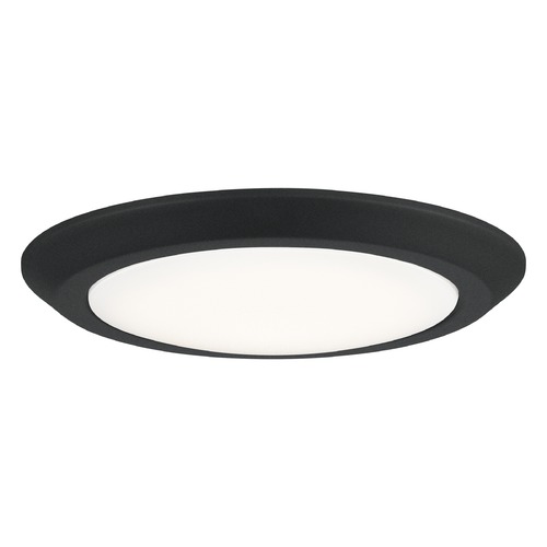 Verge 12-Inch LED Flush Mount in Earth Black by Quoizel Lighting