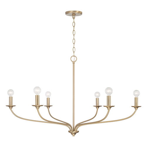 HomePlace by Capital Lighting Dolan Chandelier in Matte Brass by HomePlace by Capital Lighting 449961MA