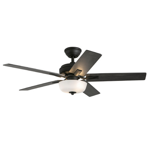 Kuzco Lighting Erikson Matte Black LED Ceiling Fan with Light