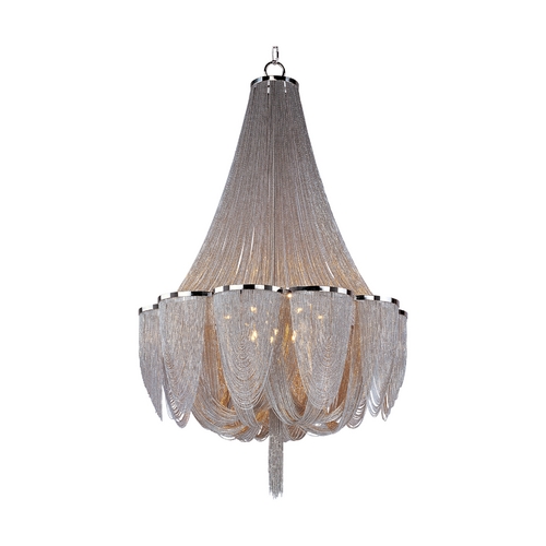 Chantilly Polished Nickel Pendant by Maxim Lighting