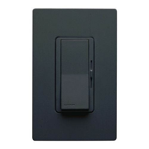 Diva Incandescent Paddle Dimmer in Midnight Single-Pole 1000W