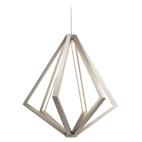 Elan Lighting Everest 24.50-Inch LED Pendant in Satin Nickel by Elan Lighting 83735