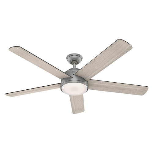 Hunter Fan Company 60-Inch Romulus Fan in Matte Silver by Hunter Fan Company 59486