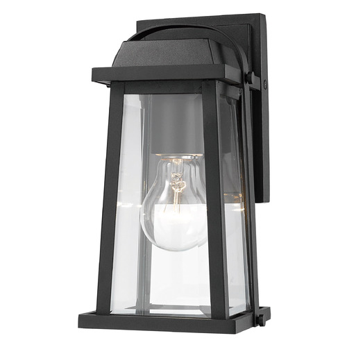 Z-Lite Millworks Black Outdoor Wall Light by Z-Lite 574S-BK