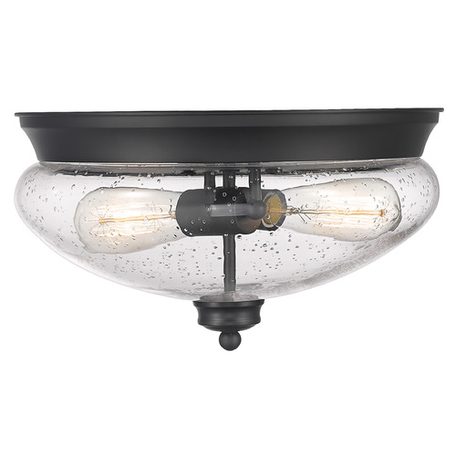 Amon Matte Black Flush Mount by Z-Lite