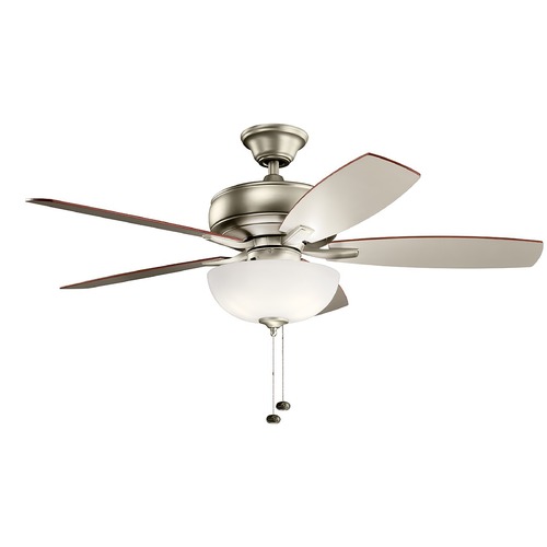 Kichler Lighting Terra Select 52-Inch Brushed Nickel LED Fan by Kichler Lighting 330347NI