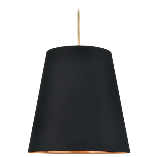 Calor 30-Inch Vintage Brass Pendant by Alora Lighting