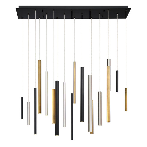 Santana 42-Inch LED Chandelier in Multi-Color by Eurofase Lighting