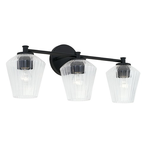 HomePlace by Capital Lighting Beau 24-Inch Vanity Light in Matte Black by HomePlace by Capital Lighting 141431MB-507