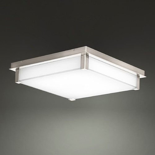 Modern Forms by WAC Lighting Polar Brushed Nickel LED Flush Mount by Modern Forms FM-3214-BN